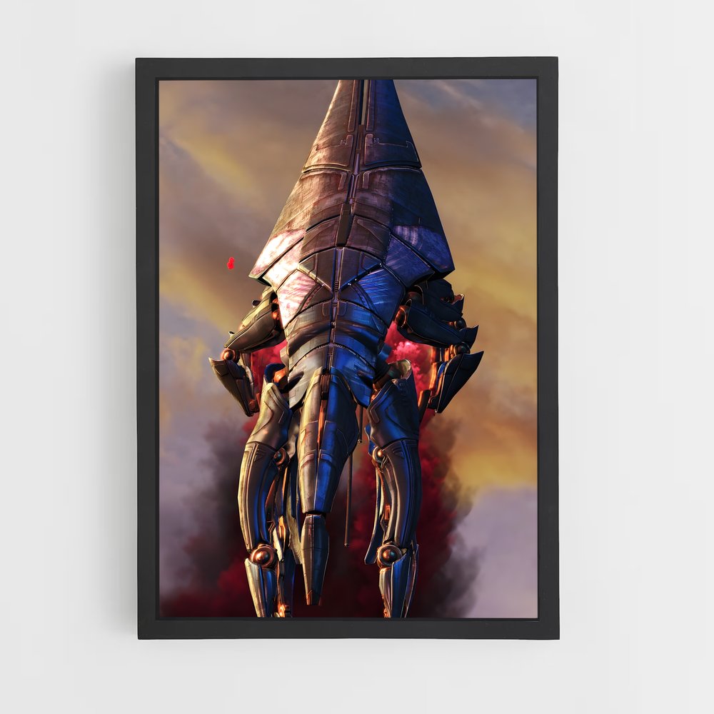 Poster Vaisseau Spectre – affiche Mass effect (vue 2)